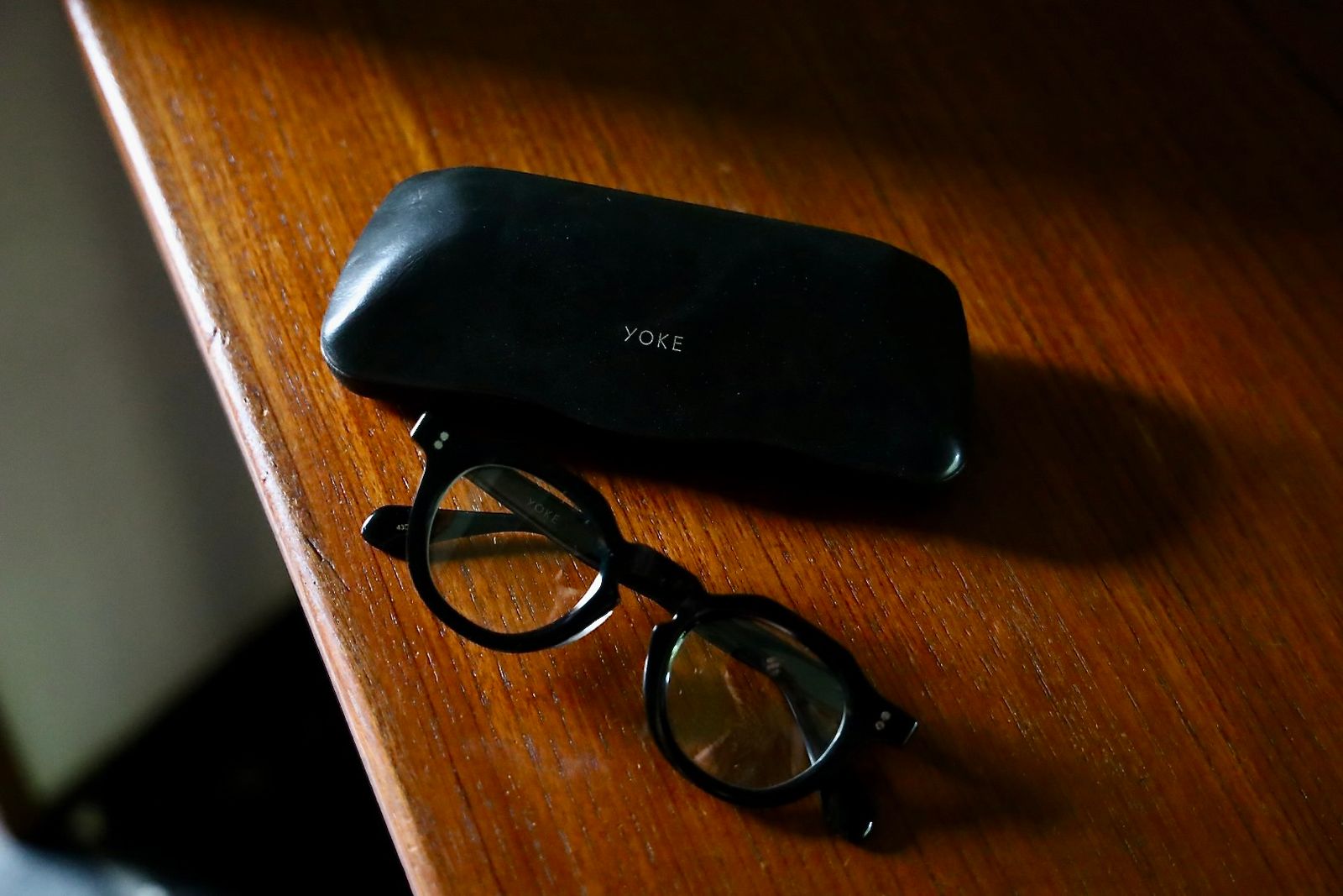 ヨーク24FW SUNGLASS / CLEAR LENS(YK24FW0859A) BLACK