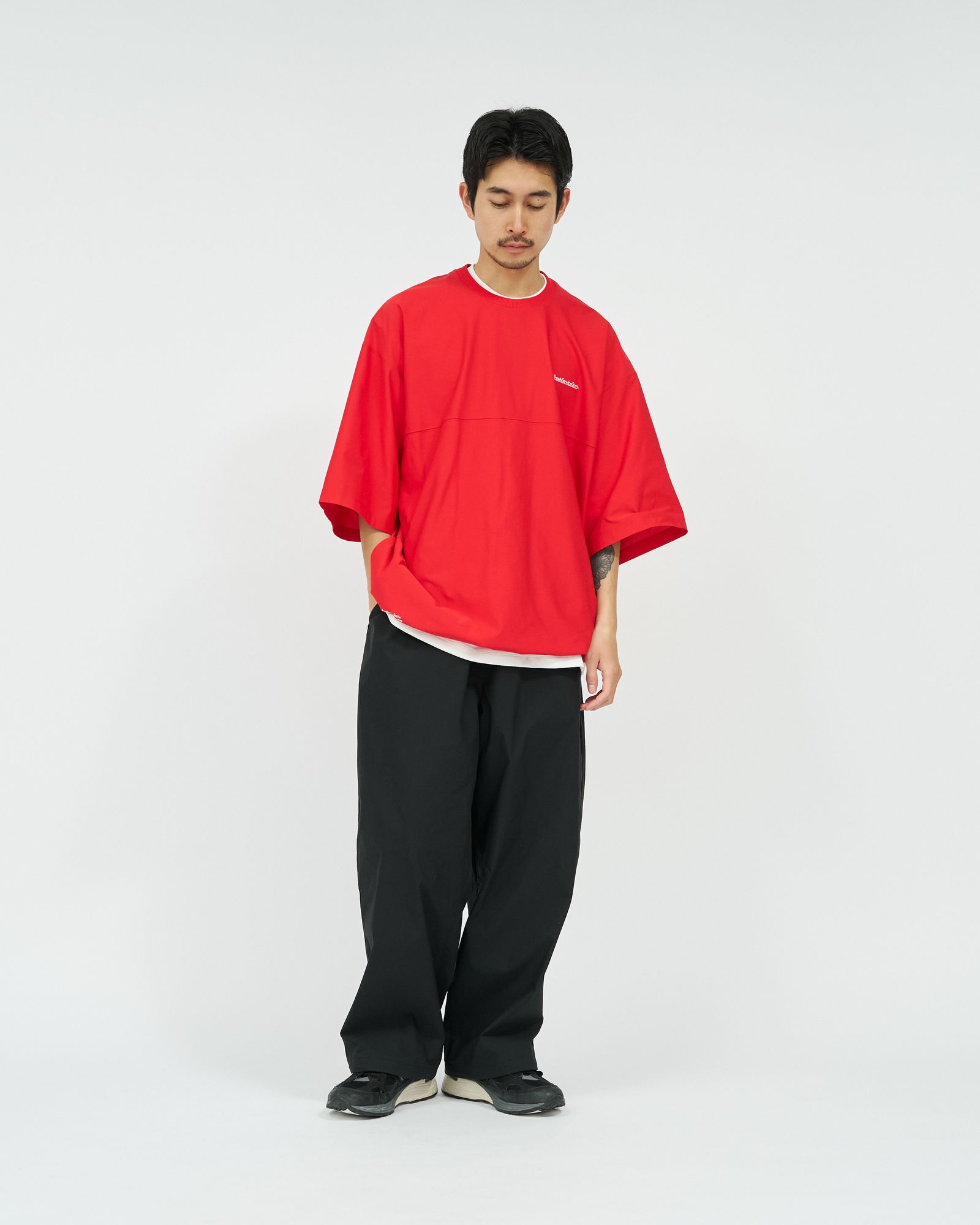 フレッシュサービス  ACTIVE DRY MESH PULLOVER(FSC263-70163)RED☆7月18日(土)新作発売！