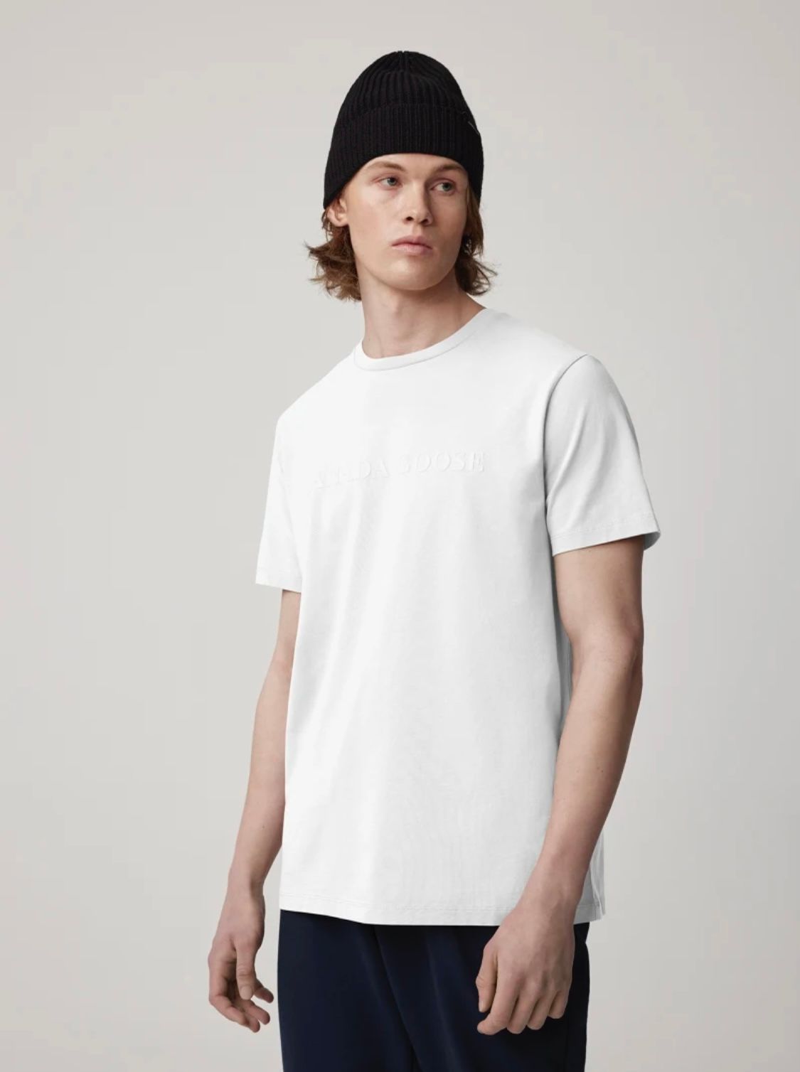 CANADA GOOSE - カナダグース EMERSEN CREW NECK T-SHIRT(1420M) WHITE