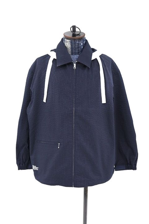 フレッシュサービス SEERSUCKER MARINE JACKET (FSC261-30226)NAVYxBLACK★2月14日(土)発売