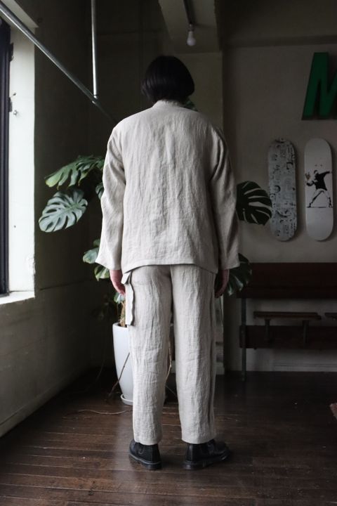 blurhms Linen Twill Hospital Jacket(BHS22S006) style. 2022.01.24.
