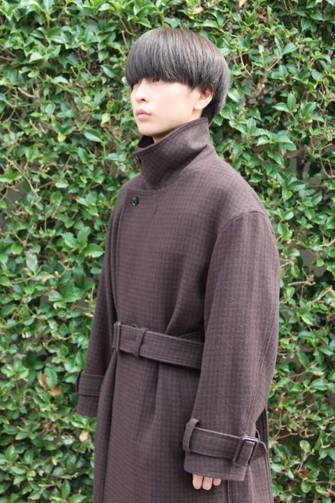 YOKE DOUBLE BREAST OVERCOAT(YK21AW0242C)style.2021.09.13