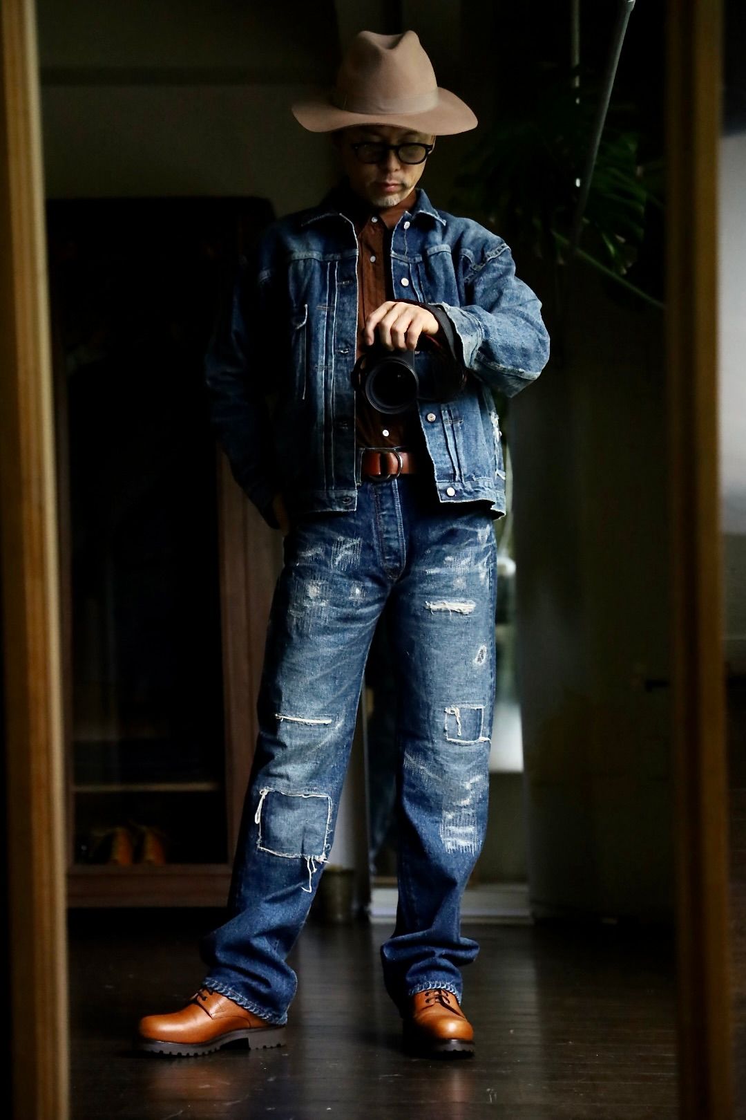 american様　JUNYAWATANABE デニムジャケット 2023S/S アイ ジュンヤ ワタナベ マン×ニューマニュアルのデニム