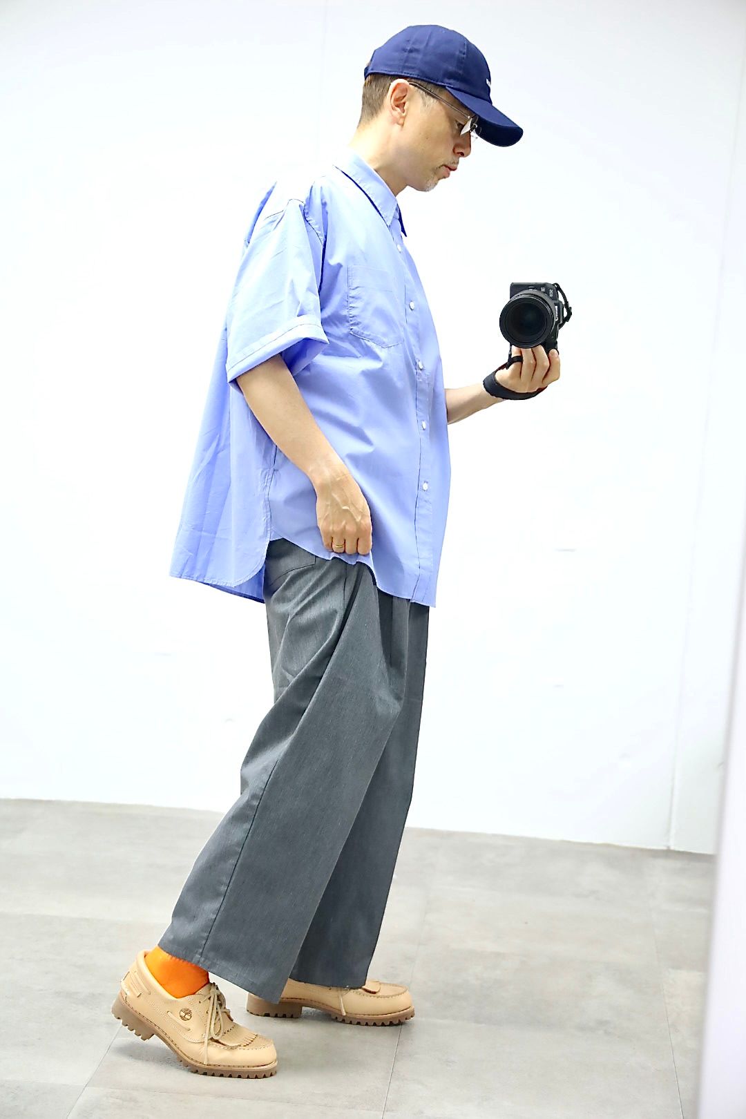FreshService 26SS CORPORATE WIDE EASY PANTS"H.GRAY"スタイル