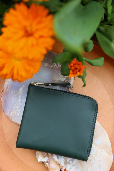 コムデギャルソン L字型ZIP財布(8Z-D003-051-5)BOTTLE GREEN☆4月11日再入荷！