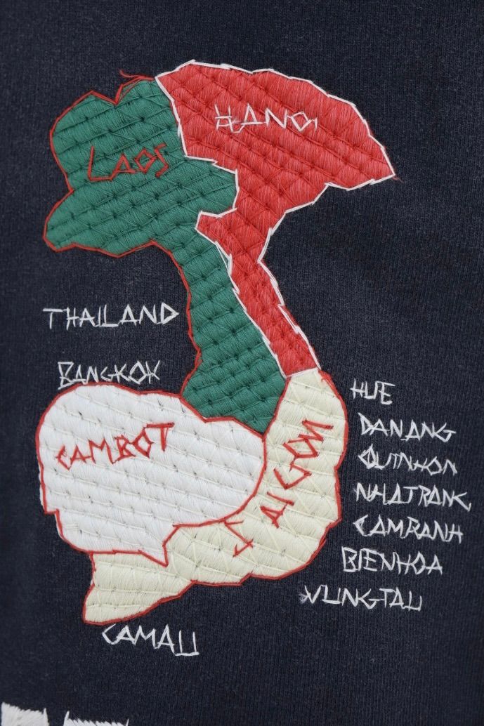 BOW WOW 26SS バウワウ VIETNAM ZIP HOODIE AGED(BW261-VZH) BLACK