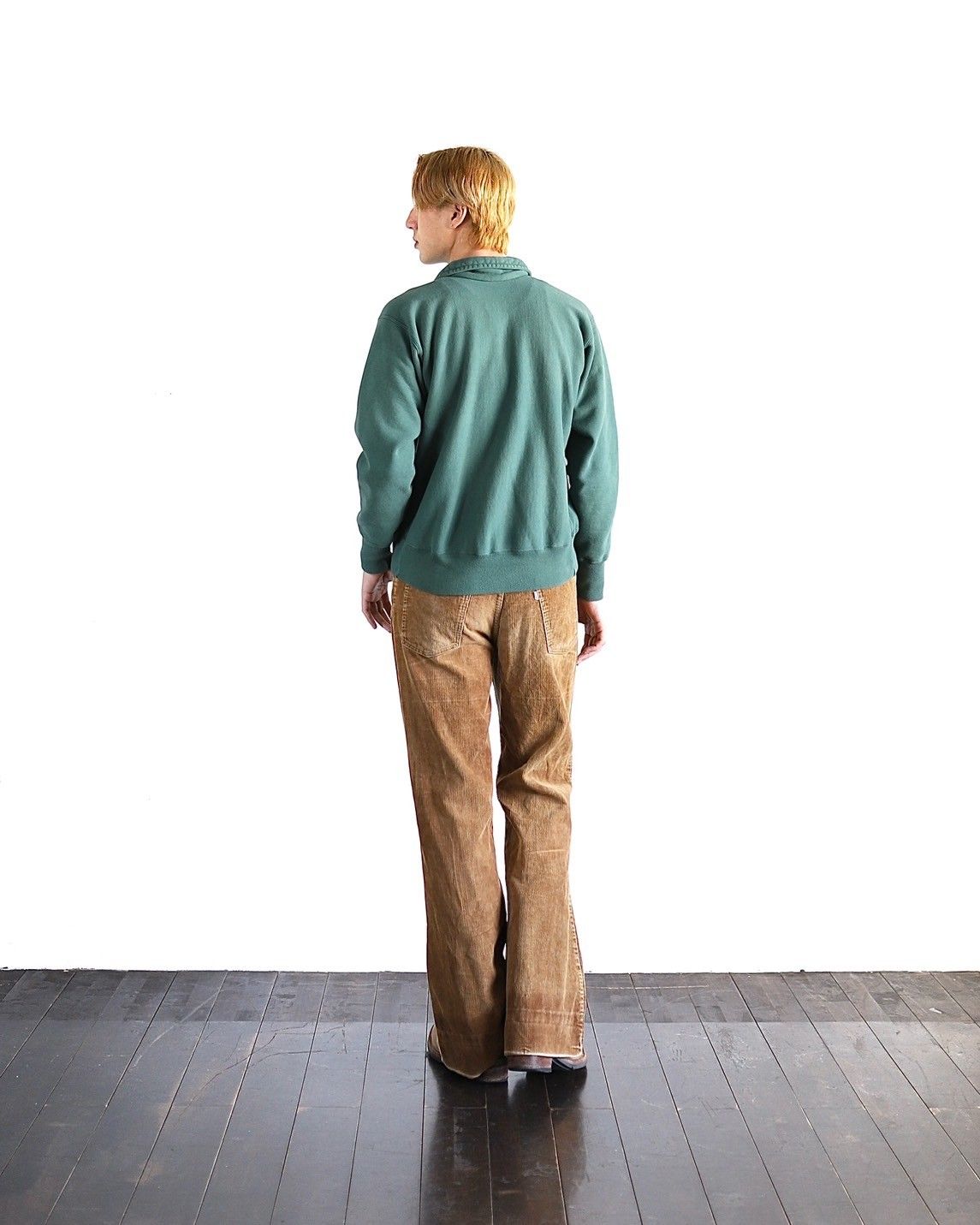 アプレッセ24SS Vintage Half Zip Sweat shirt スタイル 2024.1.20