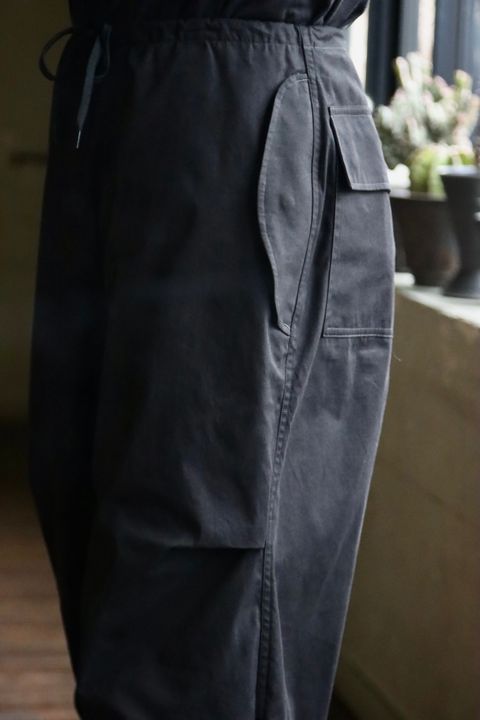 blurhms ROOTSTOCK C/N Oxford Snow Pants"BLACK"スタイル