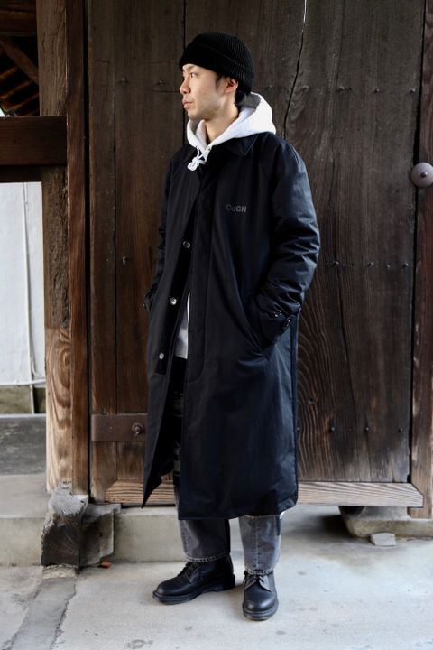 COMME DES GARCONS HOMME 新作CdGH綿ナイロンウェザーコート style.2020.12.8.