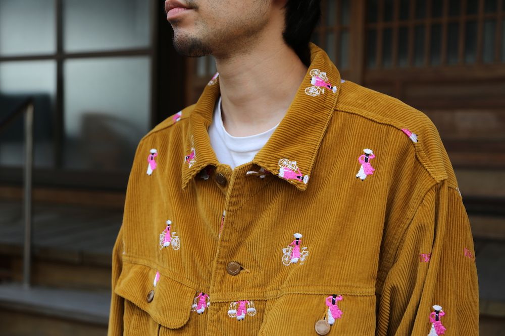 doublet VETNAM EMBROIDERY COURDUROY JACKET"YELLOW"Style.2020.9.15..