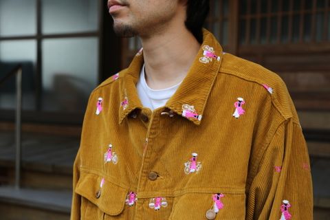 doublet VETNAM EMBROIDERY COURDUROY JACKET"YELLOW"Style.2020.9.15..
