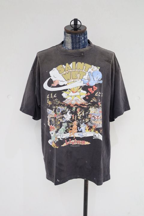 セントマイケル 26AW LIVING_SS T-SHIRT(SM-MK1-0000-008) BLACK☆9月19日(土)発売！