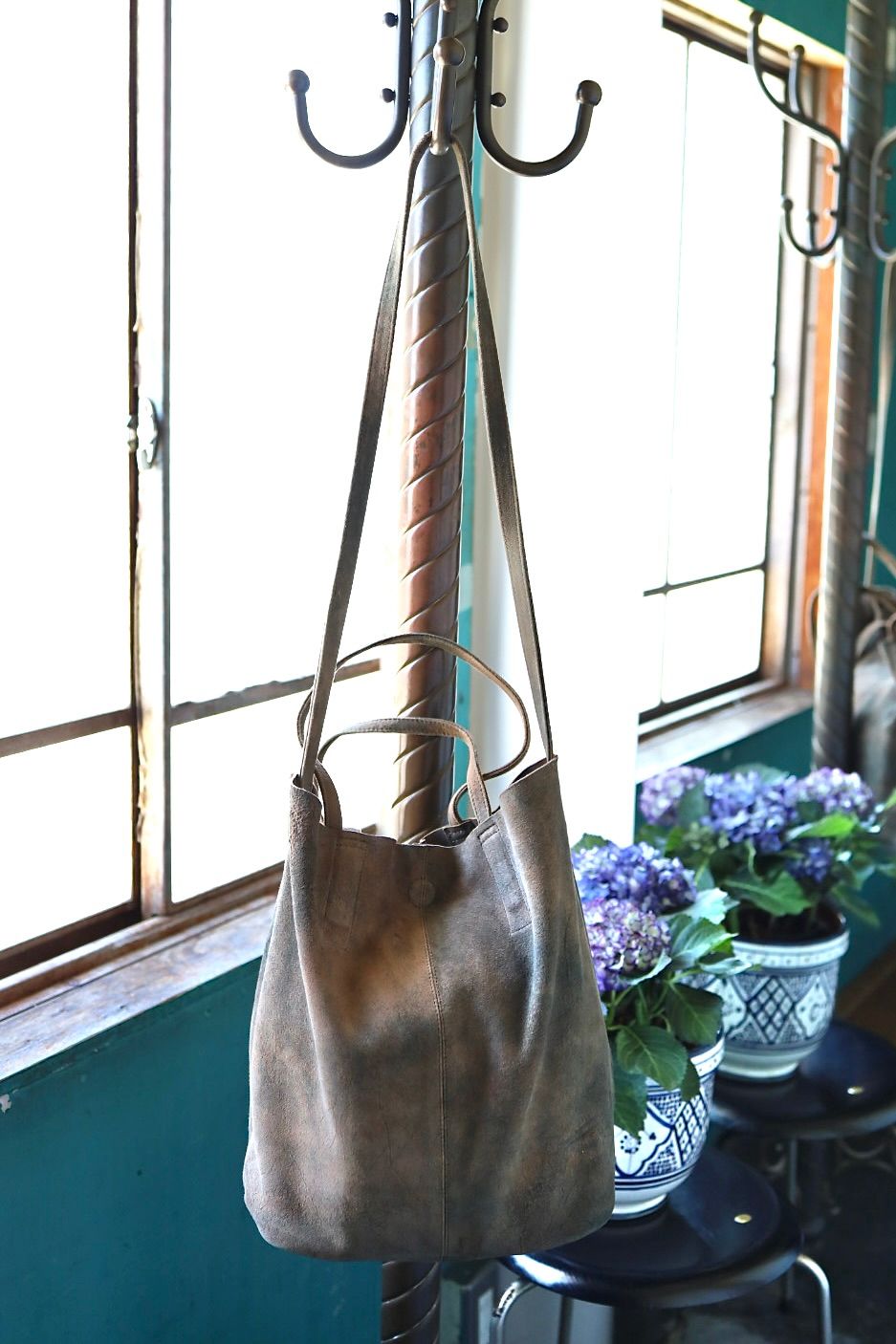 Morphee / モルフェトートバッグ 【LONG】 3WAY MIDIUM TOTE ANTIQUE SUEDE(ML-ASRB)RUST BROWN☆新作発売！