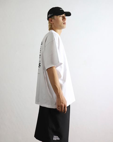 FreshService 24SS CORPORATE PRINTED S/S TEE ‘‘ON LINES’’(BLACK) style 2024.4.26