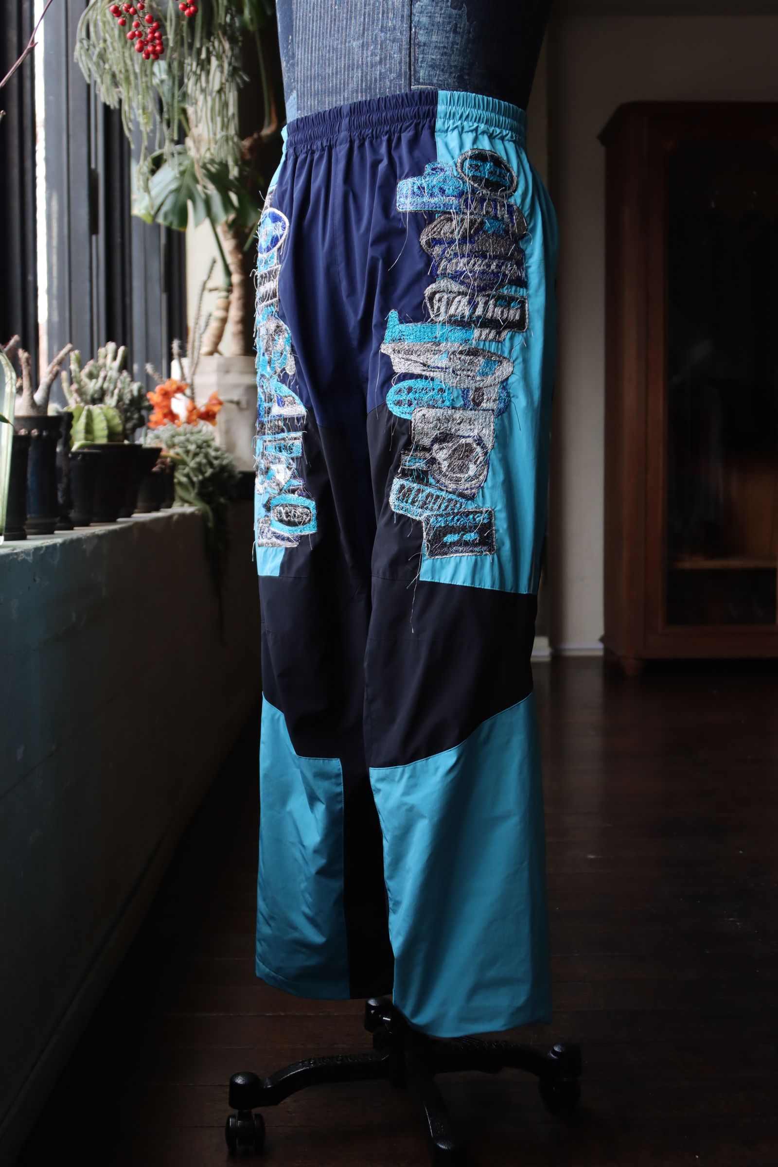 doublet - ダブレット 24SS A.I PATCHES EMBRIDERY TRACK PANTS 