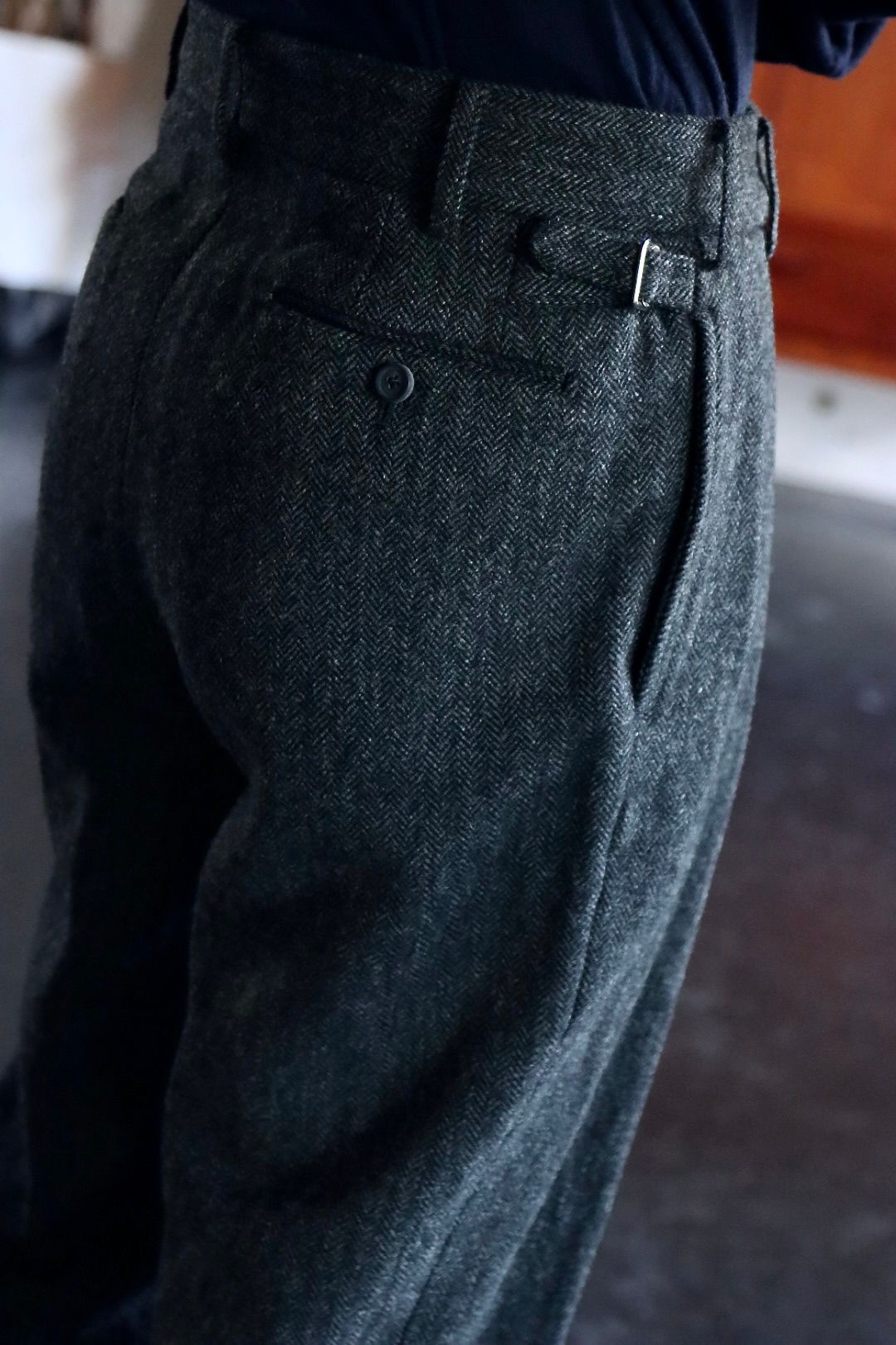 A.PRESSE - アプレッセ Tweed Two Tack Trousers(22AAP-04-11H