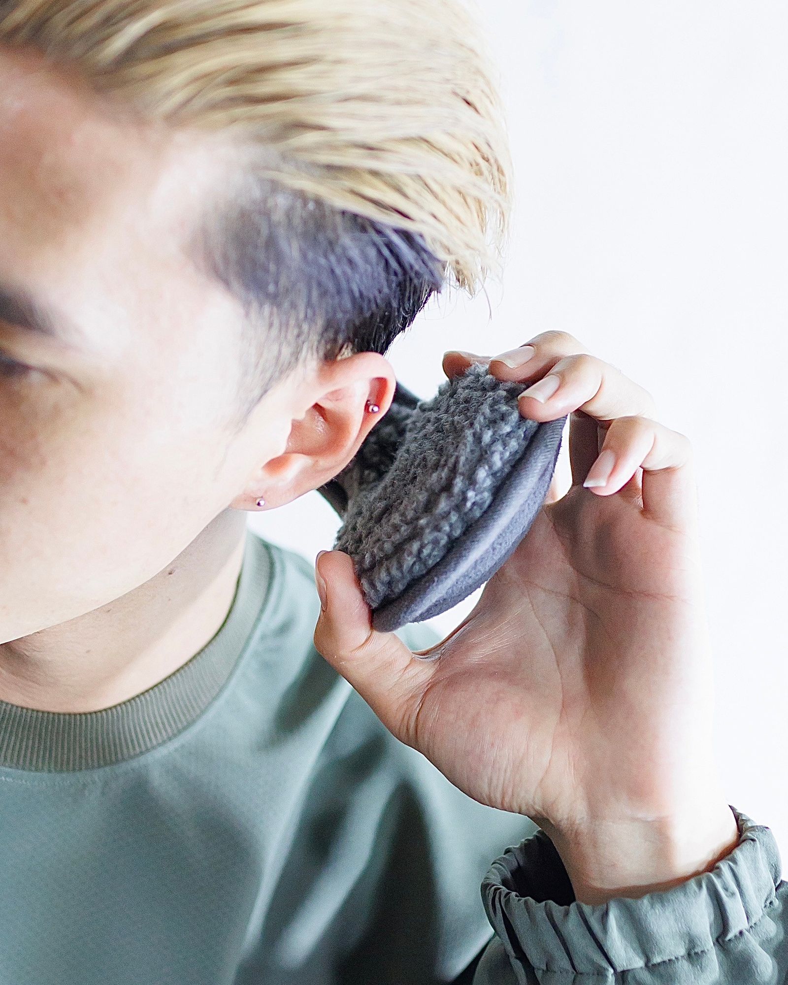 フレッシュサービス SYNTHETIC FLEECE EARMUFFS(FSP243-90204)GRAY