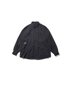 フレッシュサービス WOOLY TWILL TECH SHIRT(FSC243-50179) BLACK