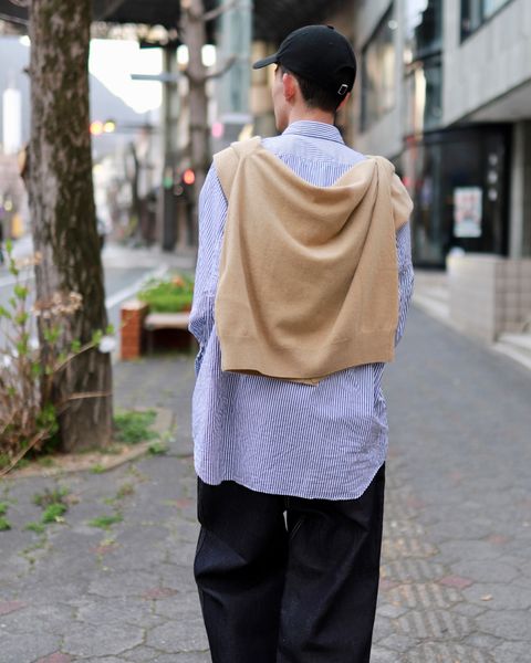 PLAY COMME des GARCONS プレイコムデギャルソン23SS STRIPED SHIRTスタイル