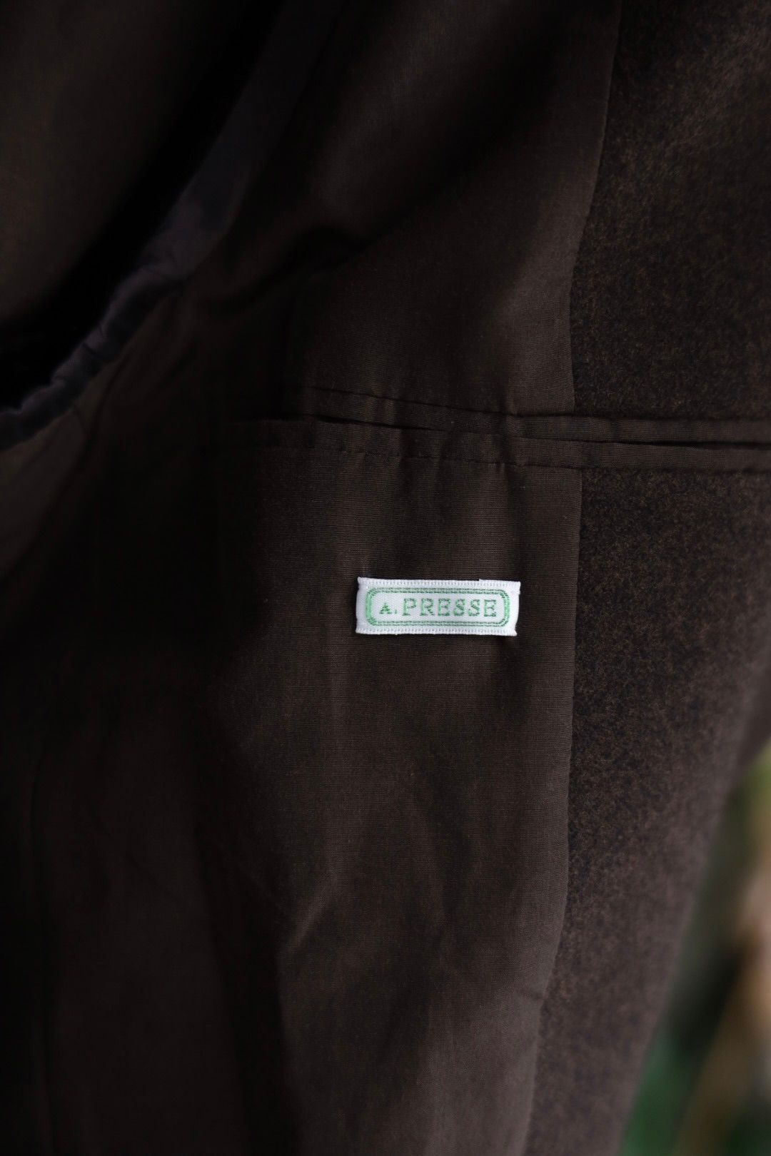 アプレッセ 2026 STYLE2 Wool Flannel Jacket(26AAP-01-25)BROWN☆9月19日(土)発売！