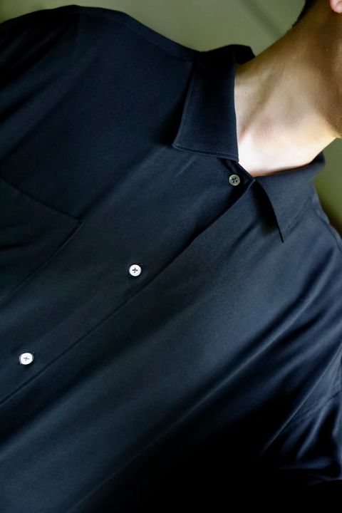 Graphpaper SIDOGRAS Twill Viscose Oversized Sleeping Shirtスタイル