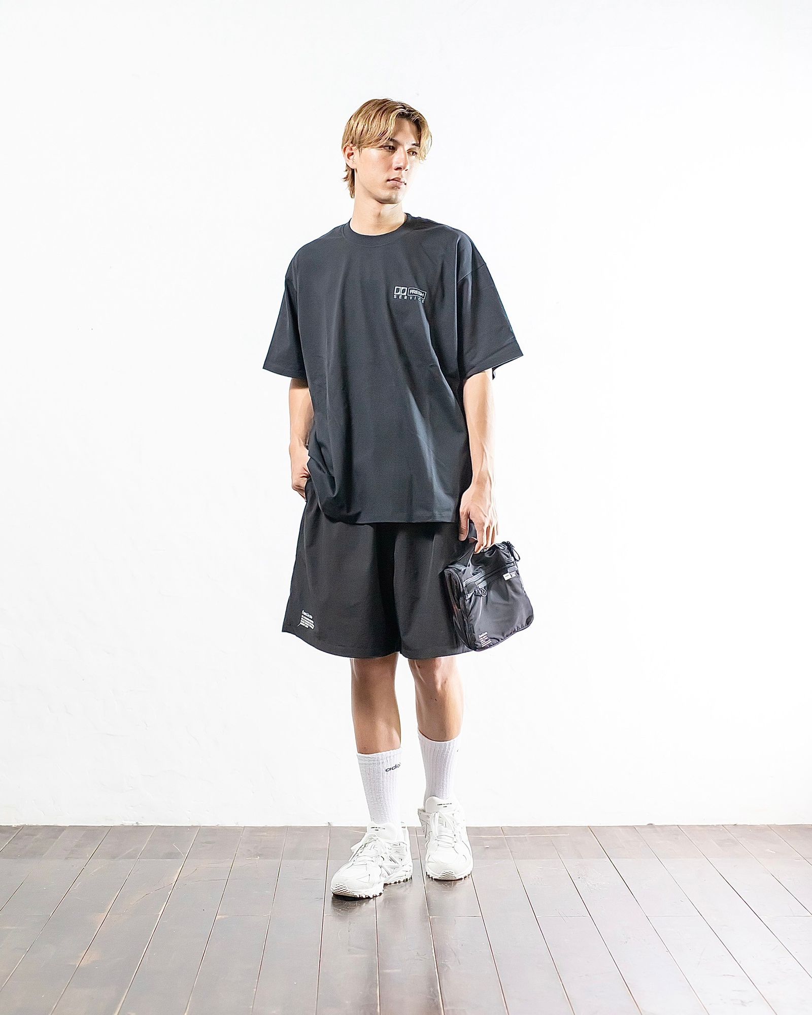 FreshService 新作CORPORATE PRINTED S/S TEE ‘‘FS’’(BLACK)style 2024.7.19