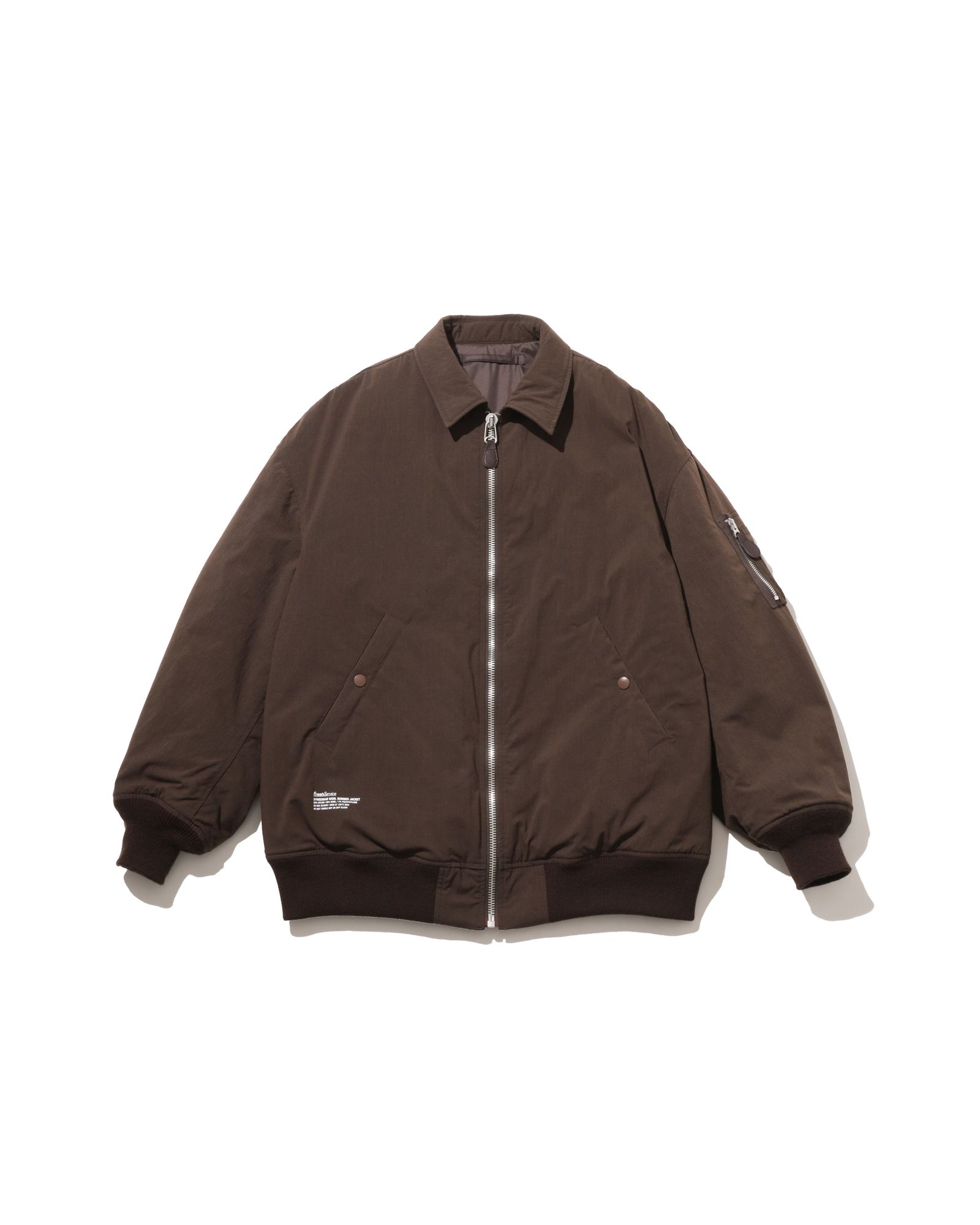 フレッシュサービス 26AW TACTICAL WOOL BOMBER JACKET(FSC263-30024)BROWN☆9月26日(土)新作発売！