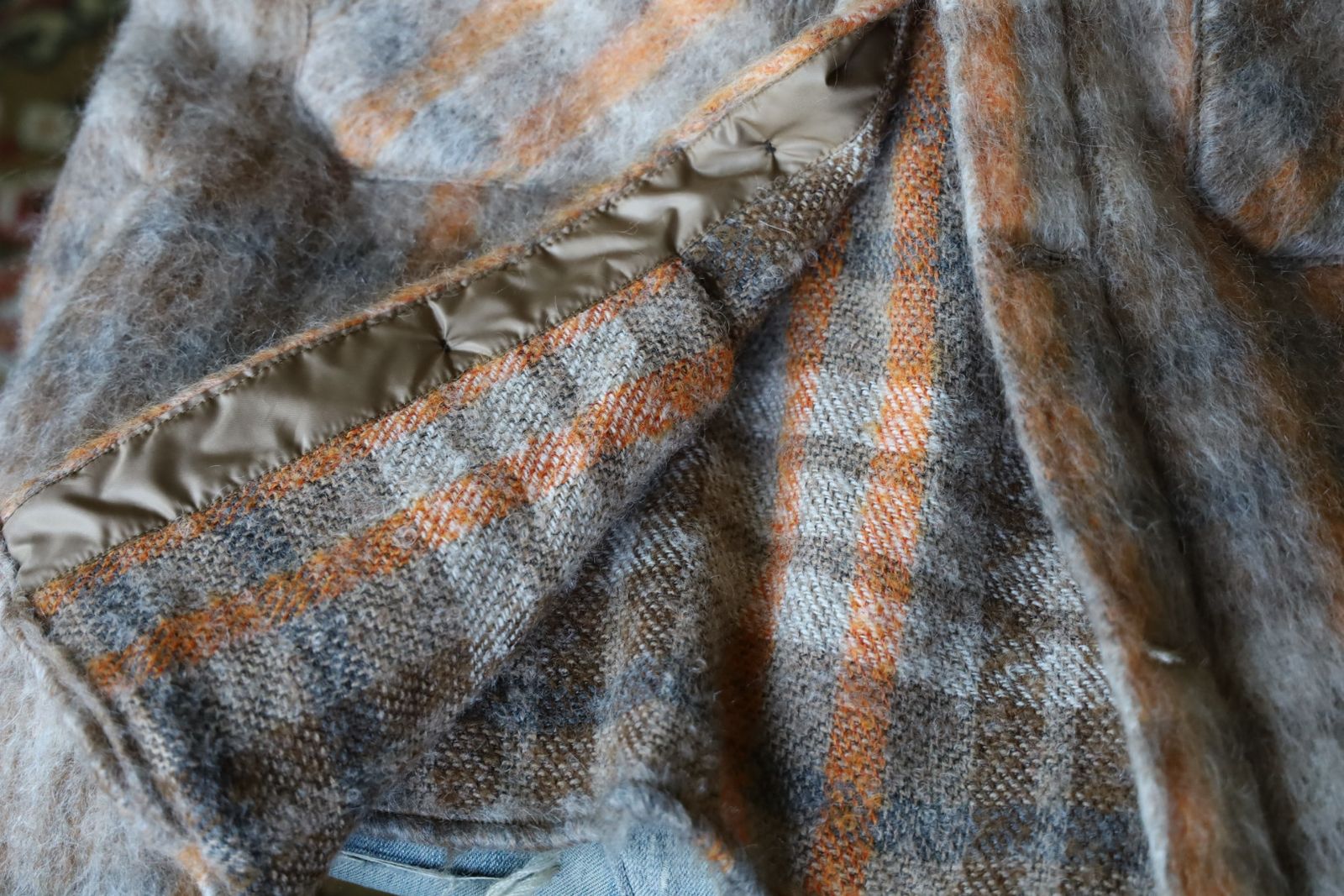 イズネス 25AW CPO SHIRT JACKET (25AW_29_1003AWSH01SW)BEIGE×ORANGE☆新作発売！