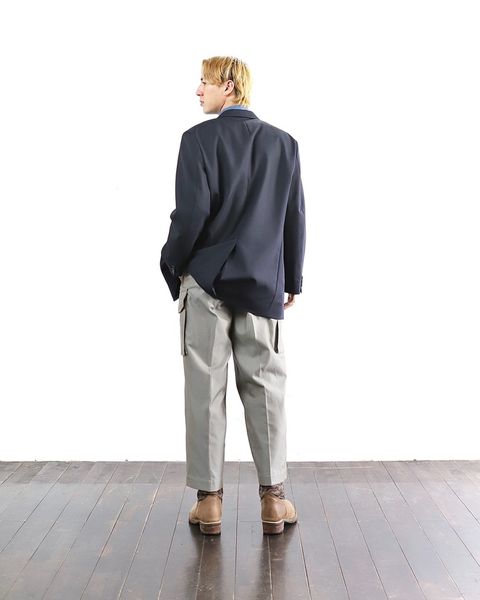 A.PRESSE 24SS 新作 Sub Wool Navy Blazer style&Double Weave TwillRegular Collar Shirt style 2024.2.29
