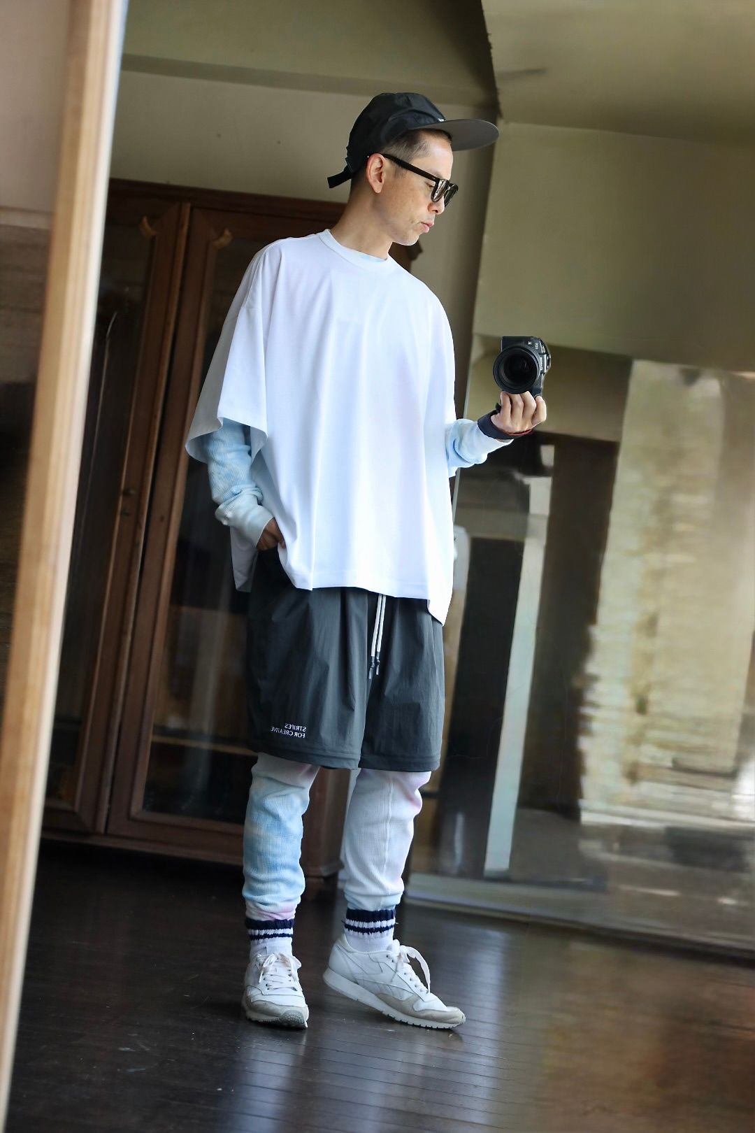 S.F.C SUPER WIDE DETACHABLE PANTS"D.gray"スタイルVOL.2