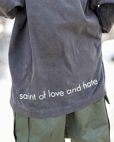 ©SAINT M×××××× セントマイケル23SS LS TEE SAINT MX6スタイル