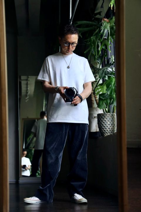 金子恵治×フルーツ オブ ザ ルーム 3P PACK Tee "TIGHT FIT"スタイル.2024.6.15.