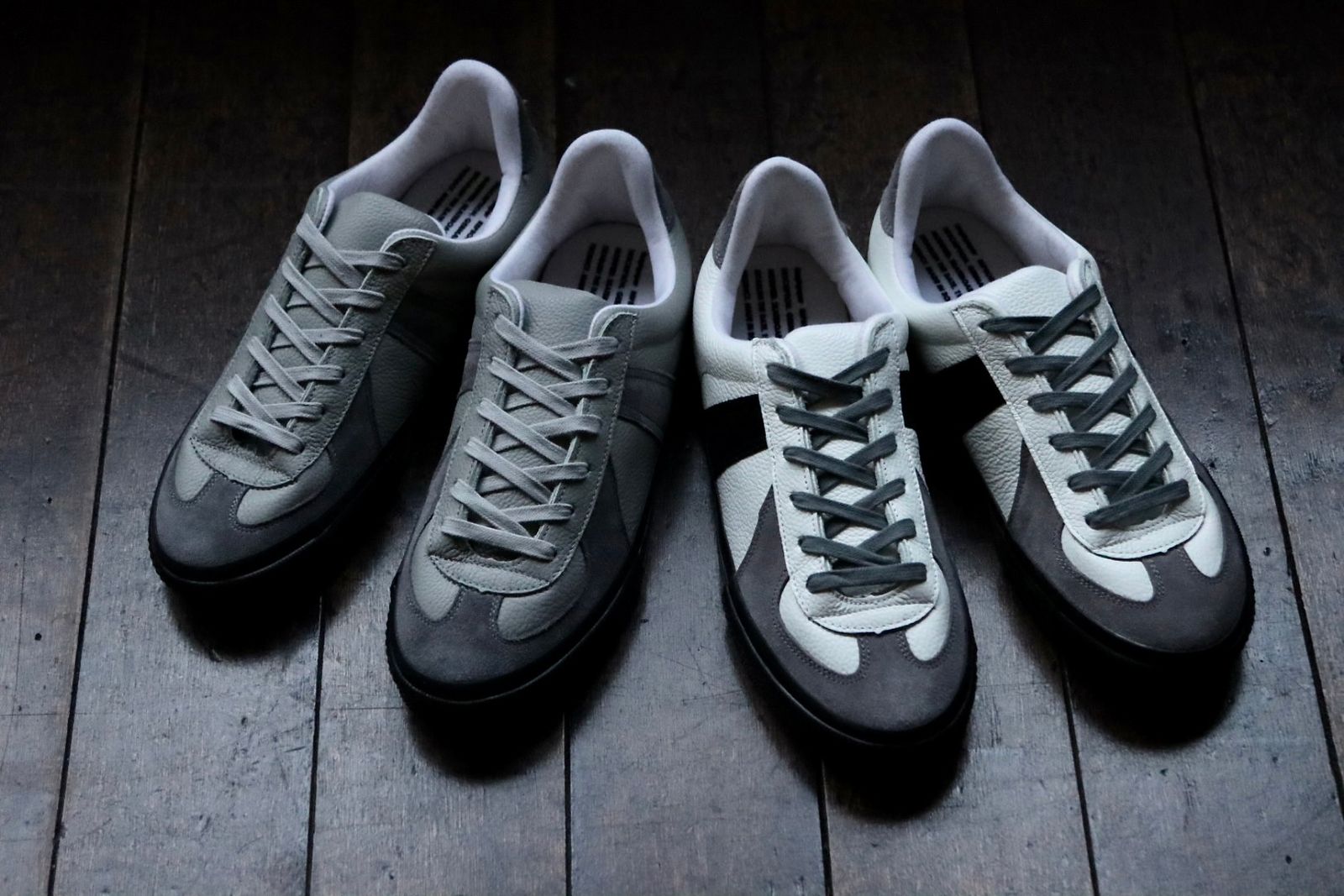 グラフペーパー23SS REPRODUCTION OF FOUND for GP GERMAN MILITARY TRAINER MODIFIED  SKATEBOARDING GRAY - 41(25.5-26cm)