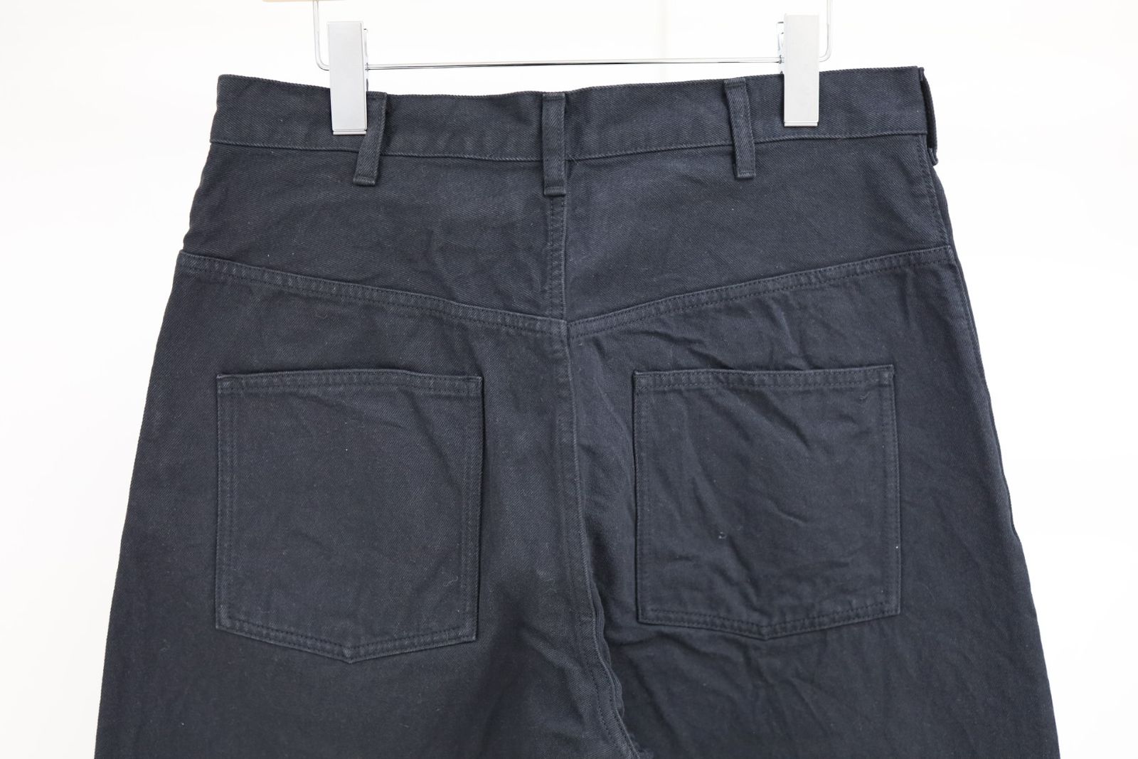 コムデギャルソンオム26SS 綿デニムパンツ(HQ-P015-051-1)BLACK☆3月6日(金)発売！