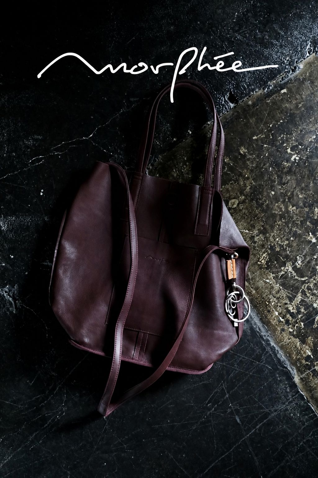 Morphee / モルフェ 3WAY MEDIUM TOTE(ML-BRG)BURGUNDY☆新作発売！