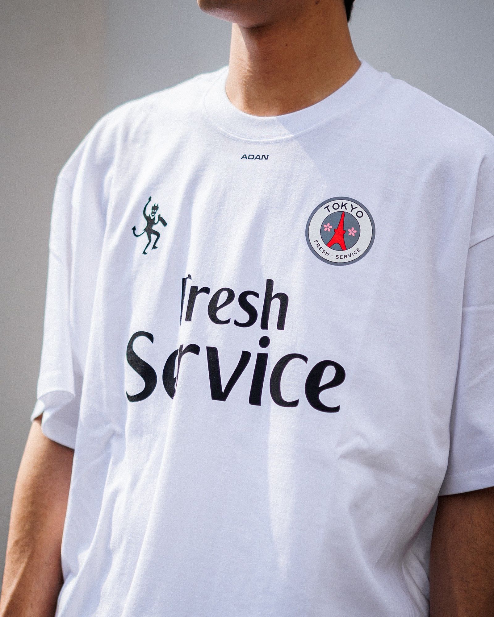 FreshService - CORPORATE PRINTED S/S TEE ”MS” / BLACK