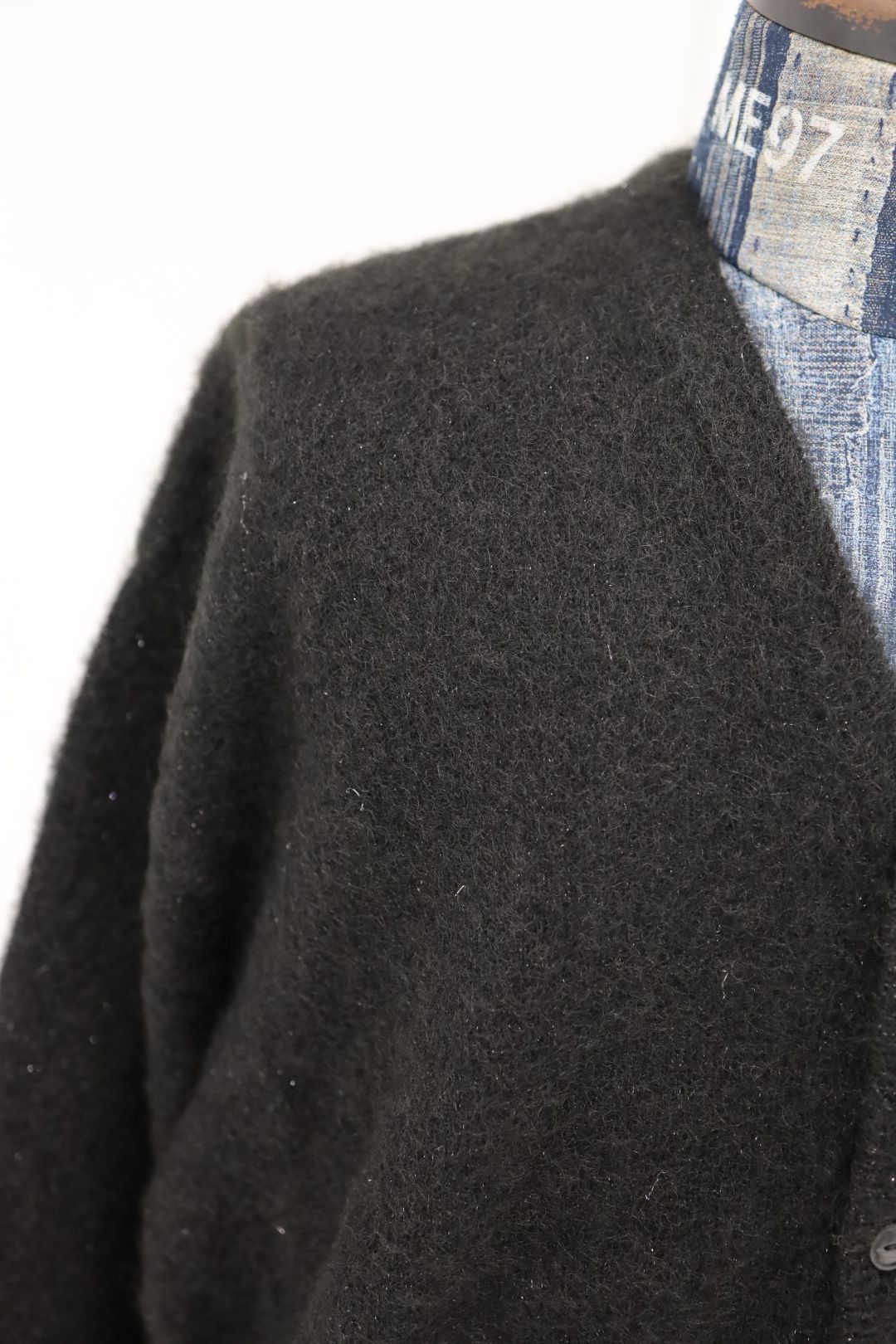 S.F.C 25FW エスエフシー LAME MOHAIR CARDIGAN(SFCFW25KN01)Black