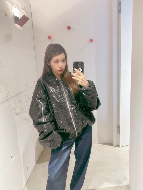 YOKE 新作RUBBER HAND PAINTED BOMBER JACKET style.2024.8.23