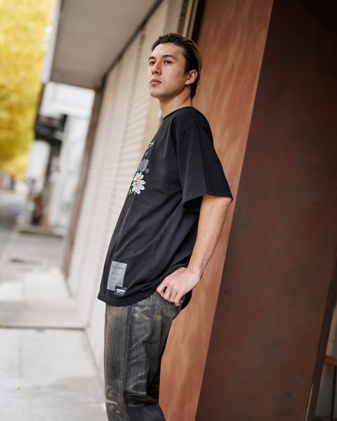 yohji yamamoto x NEIGHBORHOOD TEE SS-1(BLACK)スタイル