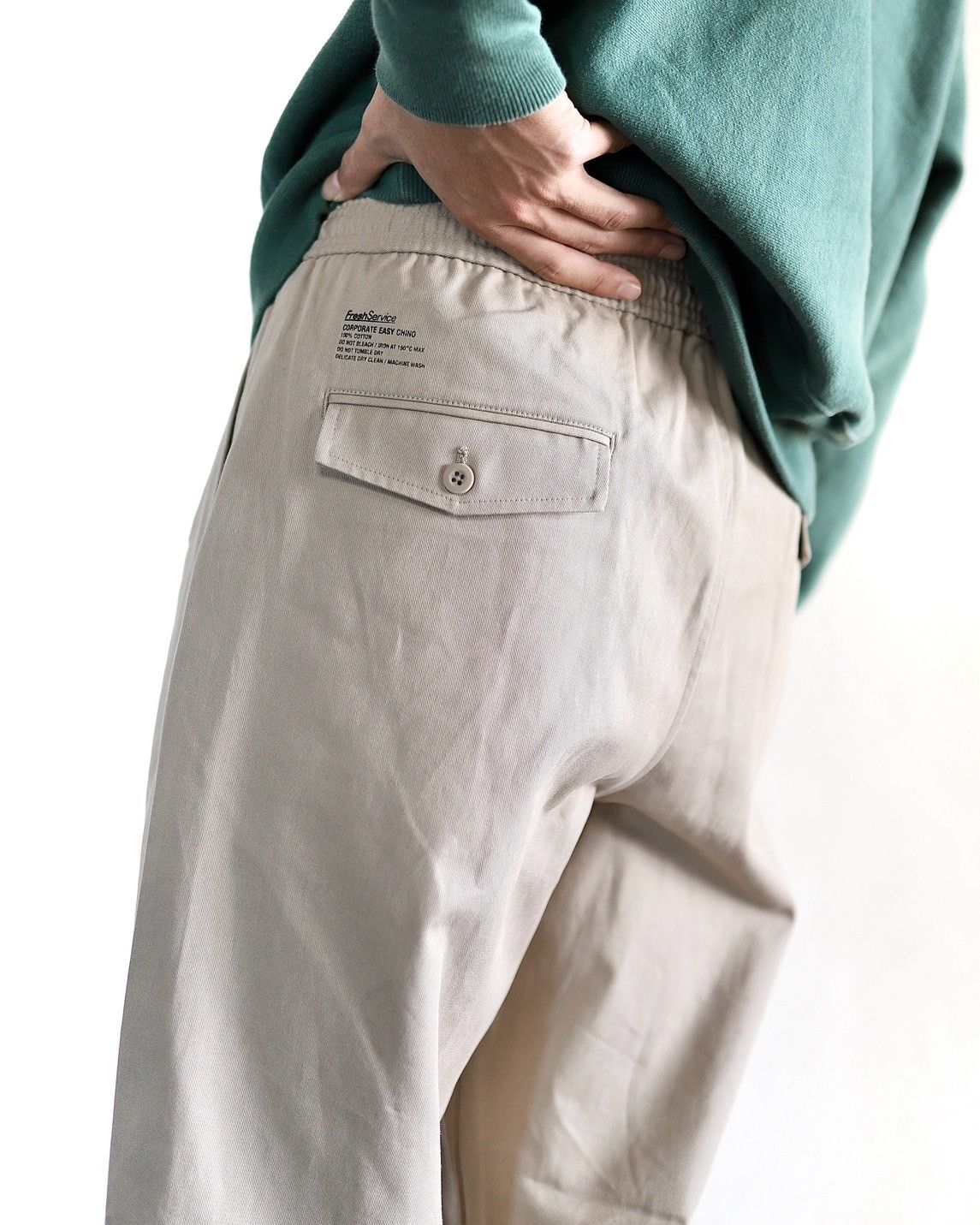 フレッシュサービス24SS CORPORATE CHINO JACKET スタイル