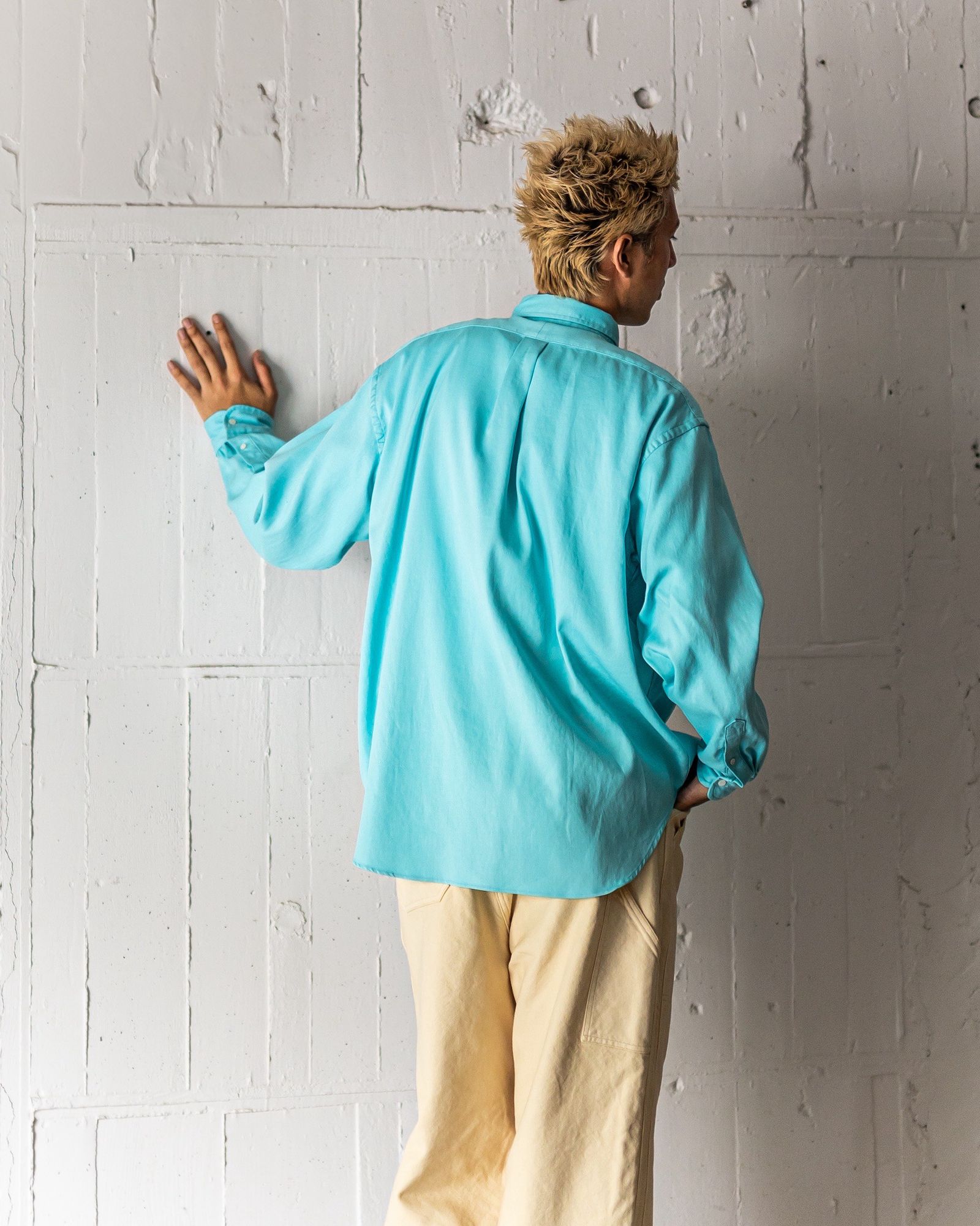 A.PRESSE Double Weave Twill Regular Collar Shirt スタイル !