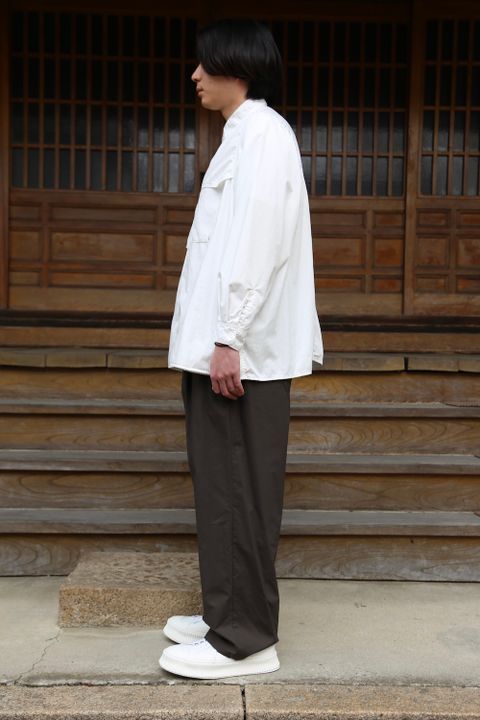 Garment Dyed Poplin Umbrella Yoke Shirt(GM211-50032) style.2021.2.20.