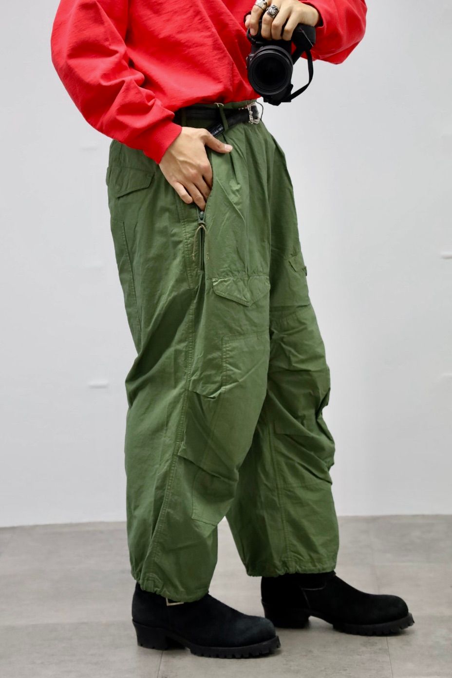 Gurank グランク Dyed flightpants (2549)KHAKI★新作発売！