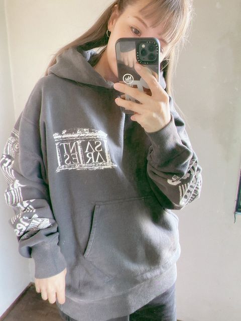 ©SAINT M×××××× 23AW ARS_HOODIE/ST ARIES"BLACK”スタイル