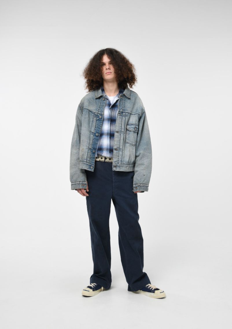 BOW WOW バウワウ BLANKET LINED DENIM JK AGING(BW242-BLDJA)INDIGO AGING