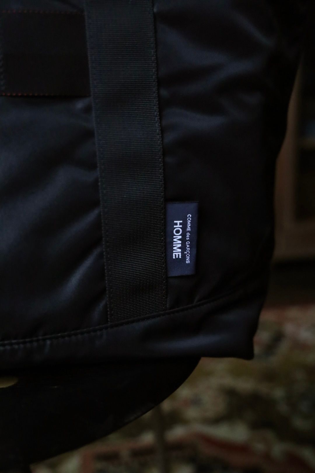コムデギャルソンオム バッグ BRIEFING W-NAME REVERSIBLE BAG(HR-K208-051)BLACK×KHAKI☆10月2日(金)発売！