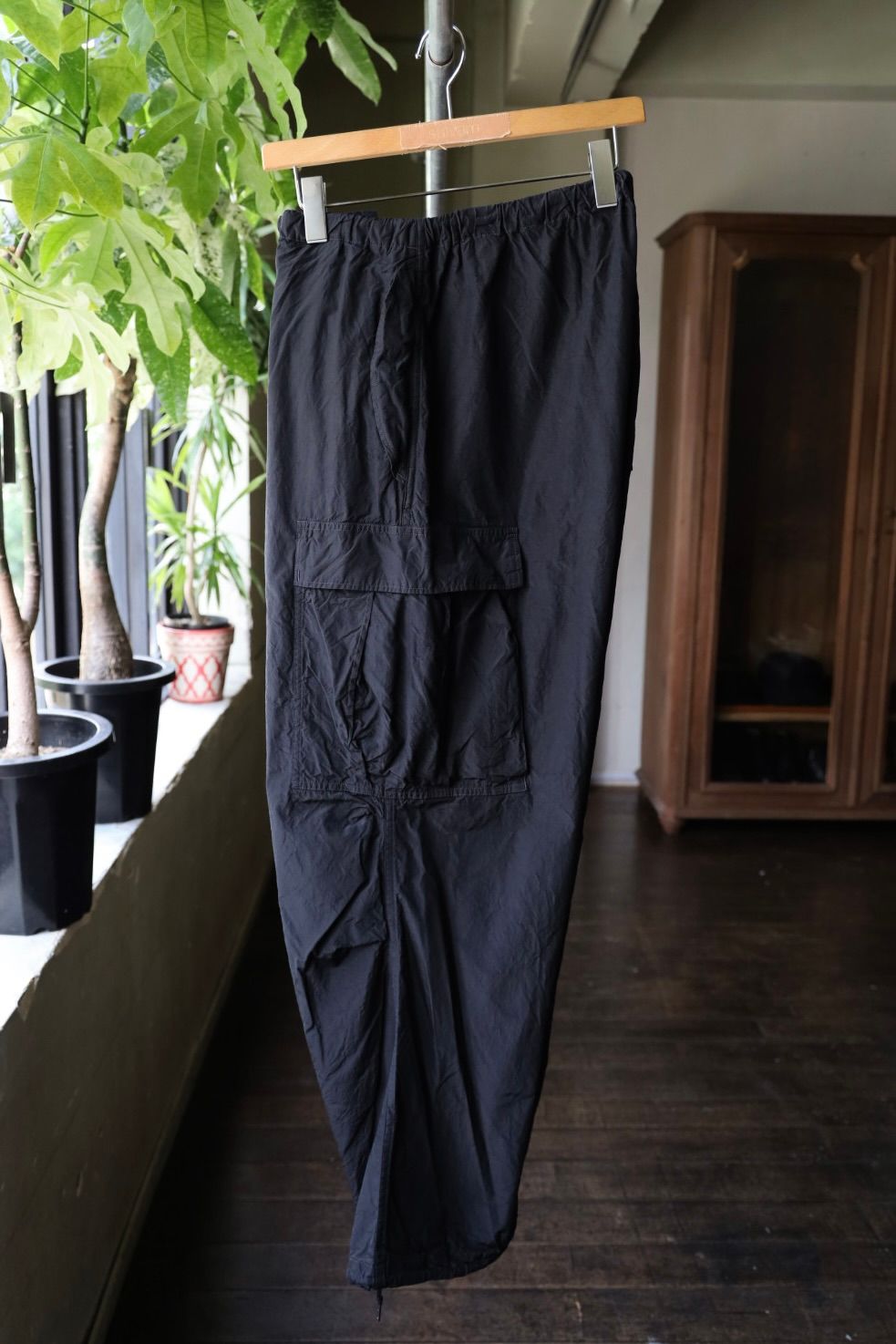 アプレッセ 2025 STYLE2  Silk Taffeta M-51 Over Pants(25AAP-04-11)BLACK