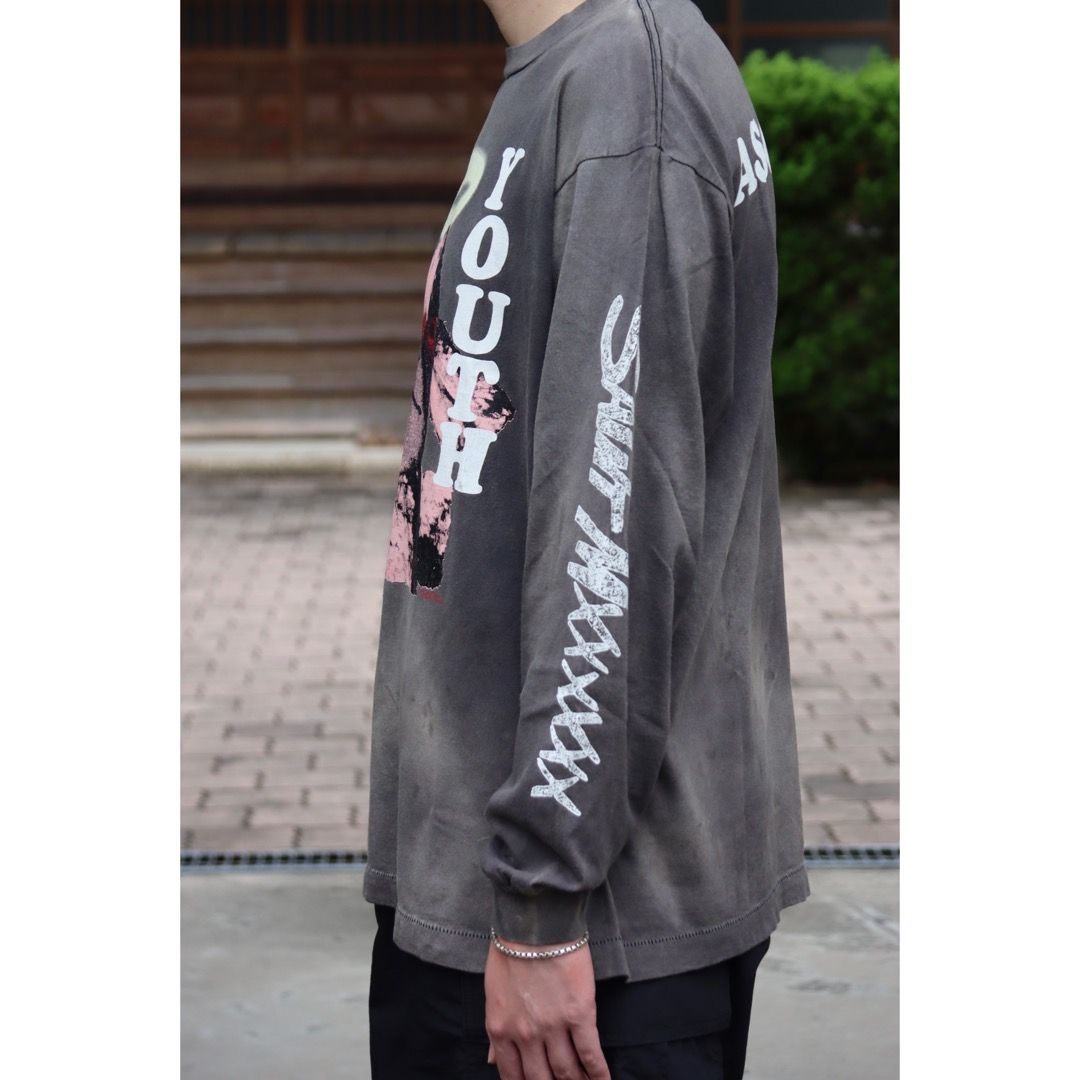 ©SAINT M×××××× LS TEE_PINKSHEEP(SM-A21-0000-019)BLACK style