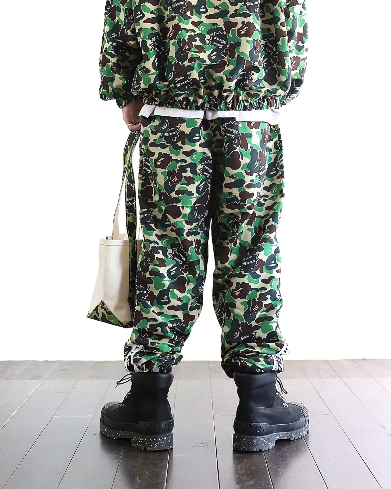 セントマイケル24SS BAPE JACKET & BAPE PANTS style 2024.4.25 セントマイケル24SS BAPE JACKET & BAPE PANTS style 2024.4.25