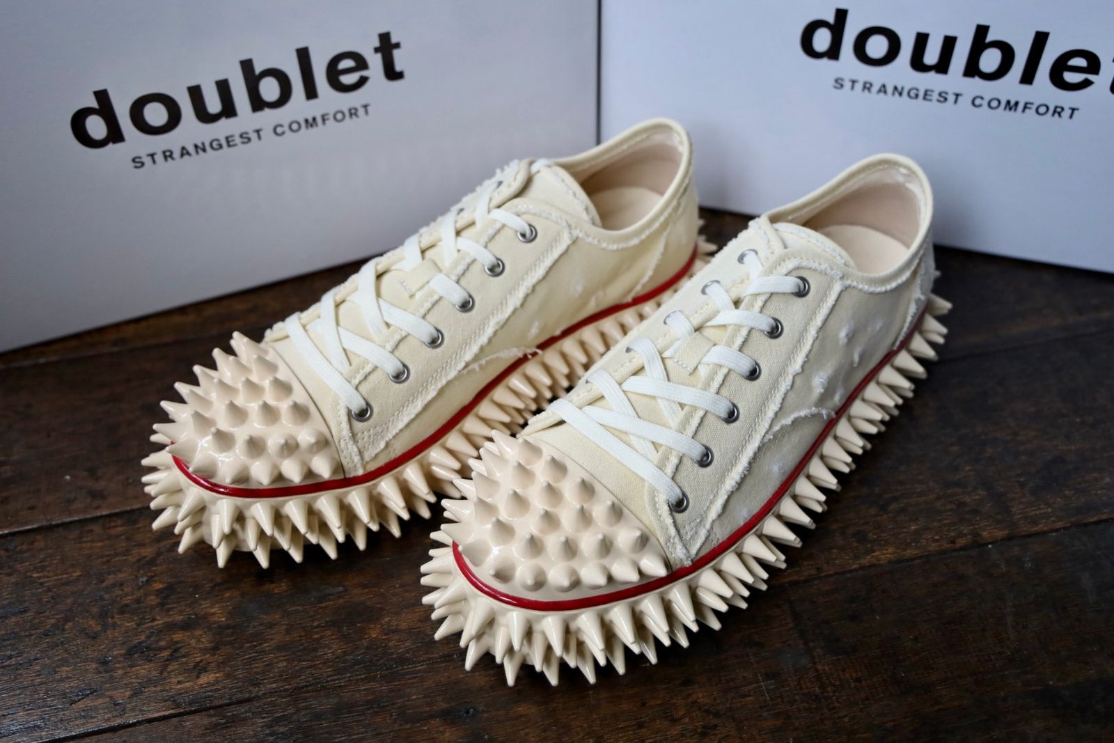 doublet - doublet 25AW スニーカーSPIKY CANVAS SNEAKER